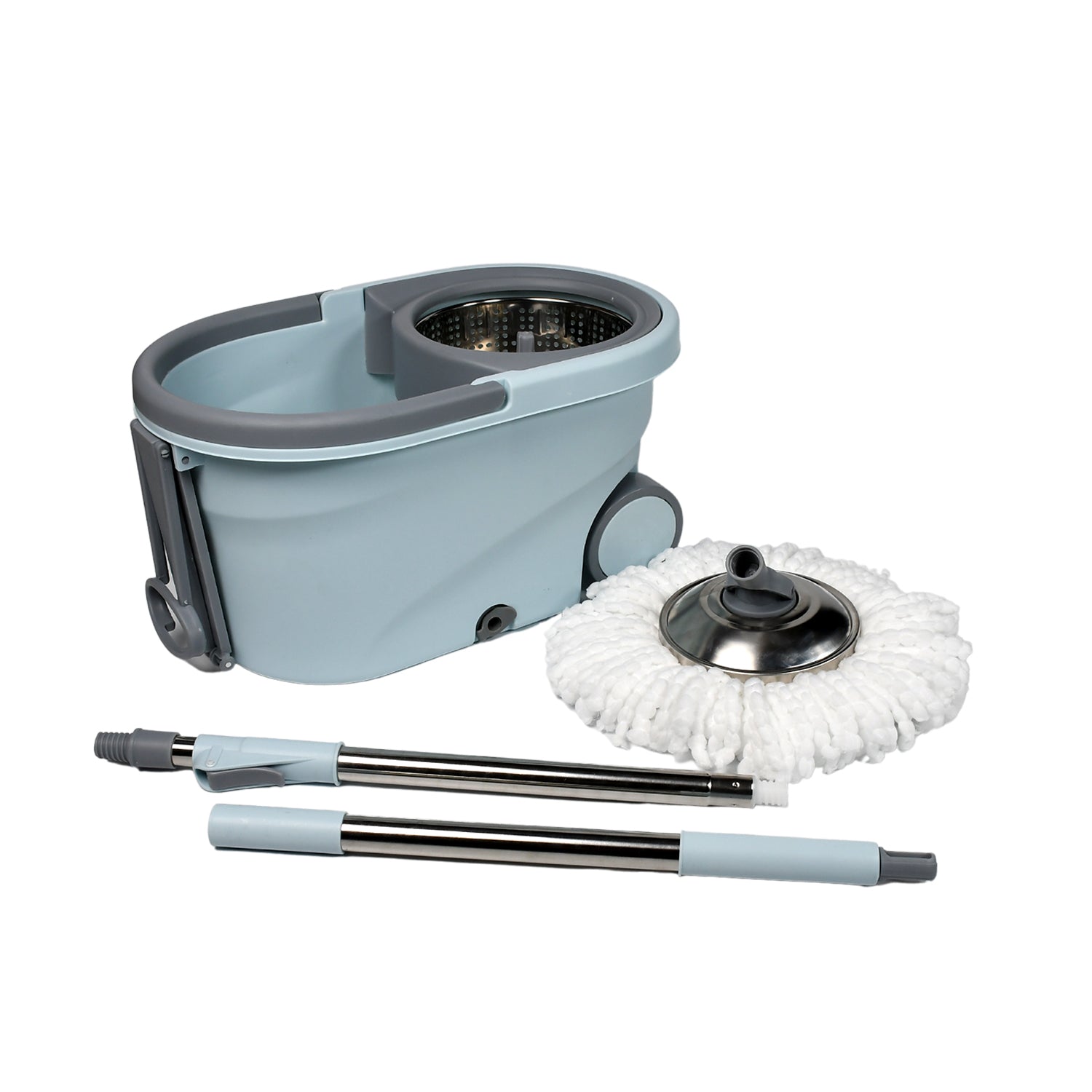 1184 Quick Spin Mop With Steel Spin, Bucket Floor Cleaning, Easy Wheels & Big Bucket, Floor Cleaning Mop with Bucket DeoDap 1184 Quick Spin Mop With Steel Spin, Bucket Floor Cleaning, Easy Wheels & Big Bucket, Floor Cleaning Mop with Bucket DeoDap